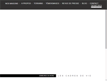 Tablet Screenshot of demeuresdunord.com